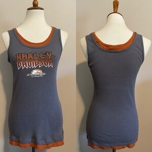 Harley Davidson Layered Tank Top